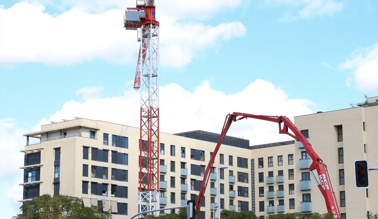Edificios en el barrio de Valdebebas, Madrid