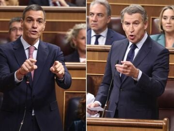 Rifirrafe entre S&aacute;nchez y Feij&oacute;o en el Congreso