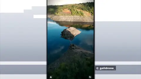 La bajada del nivel del embalse de Belesar hace que pueda verse este conjunto histórico La bajada del nivel del embalse de Belesar hace que pueda verse este conjunto histórico