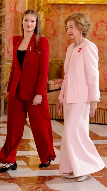 La princesa Leonor y la reina Sofía La princesa Leonor y la reina Sofía