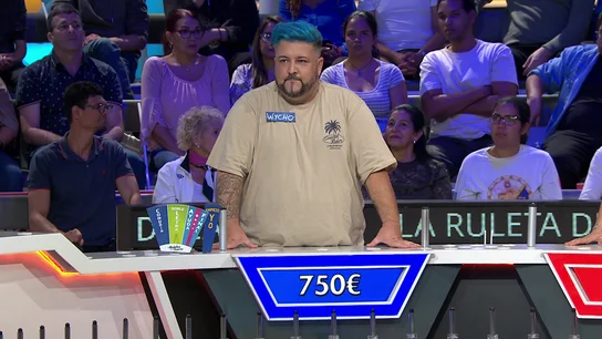 Wycho se beneficia de la jugada de Alicia en La ruleta de la suerte Wycho se beneficia de la jugada de Alicia en La ruleta de la suerte