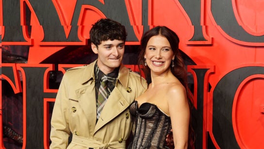 Millie Bobby Brown Noah Schnapp en la premiere de Stranger Things 5 en Londres