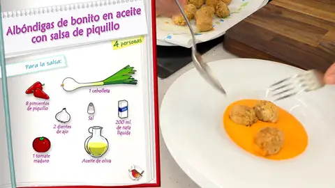 Ingredientes para la salsa de piquillo Ingredientes para la salsa de piquillo