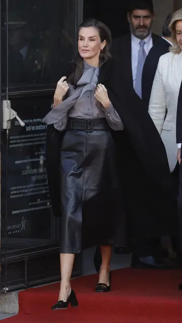 La reina Letizia en un evento La reina Letizia en un evento