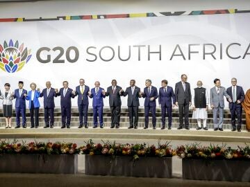 Imagen de los l&iacute;deres en la cumbre del G20