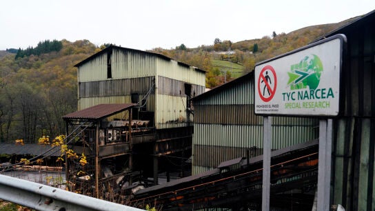 Vista de las instalaciones de la mina de Cangas de Narcea.
