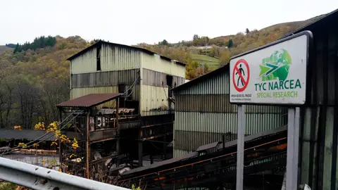 Vista de las instalaciones de la mina de Cangas de Narcea. Vista de las instalaciones de la mina de Cangas de Narcea.