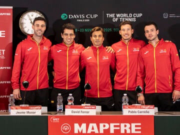 El equipo español de la Copa Davis 2025
