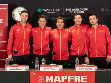 El equipo español de la Copa Davis 2025 El equipo español de la Copa Davis 2025