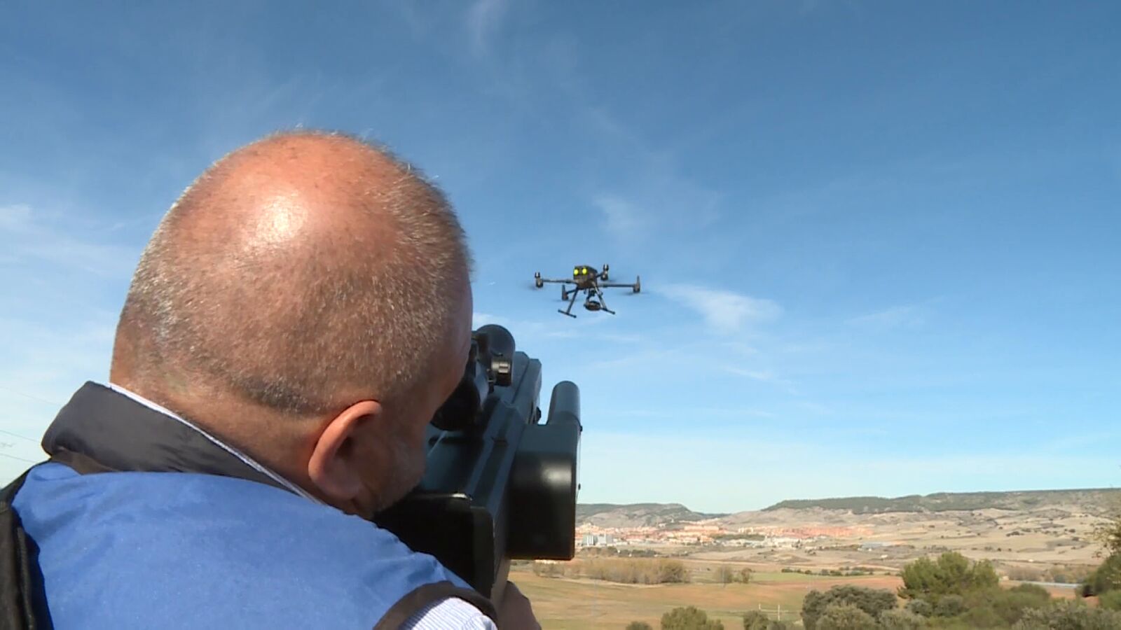 Tecnología antidrones en Cuenca: detección a kilómetros y aterrizajes forzosos demostrados