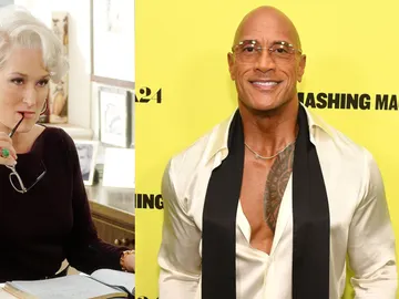 Meryl Streep en El Diablo viste de Prada y Dwayne Johnson Meryl Streep en El Diablo viste de Prada y Dwayne Johnson