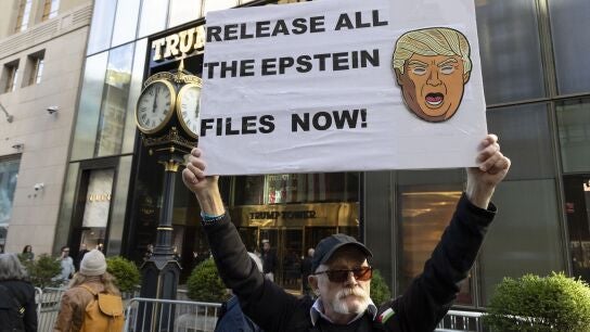 Imagen de un manifestante en Estados Unidos 