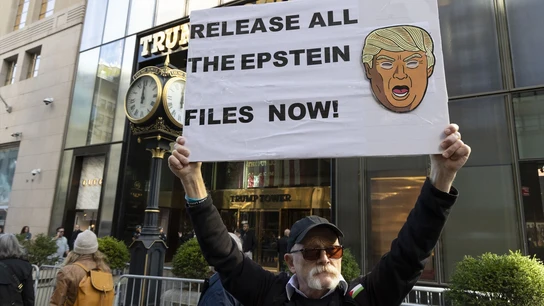 Imagen de un manifestante en Estados Unidos Imagen de un manifestante en Estados Unidos