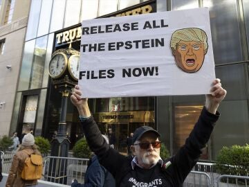 Imagen de un manifestante en Estados Unidos 