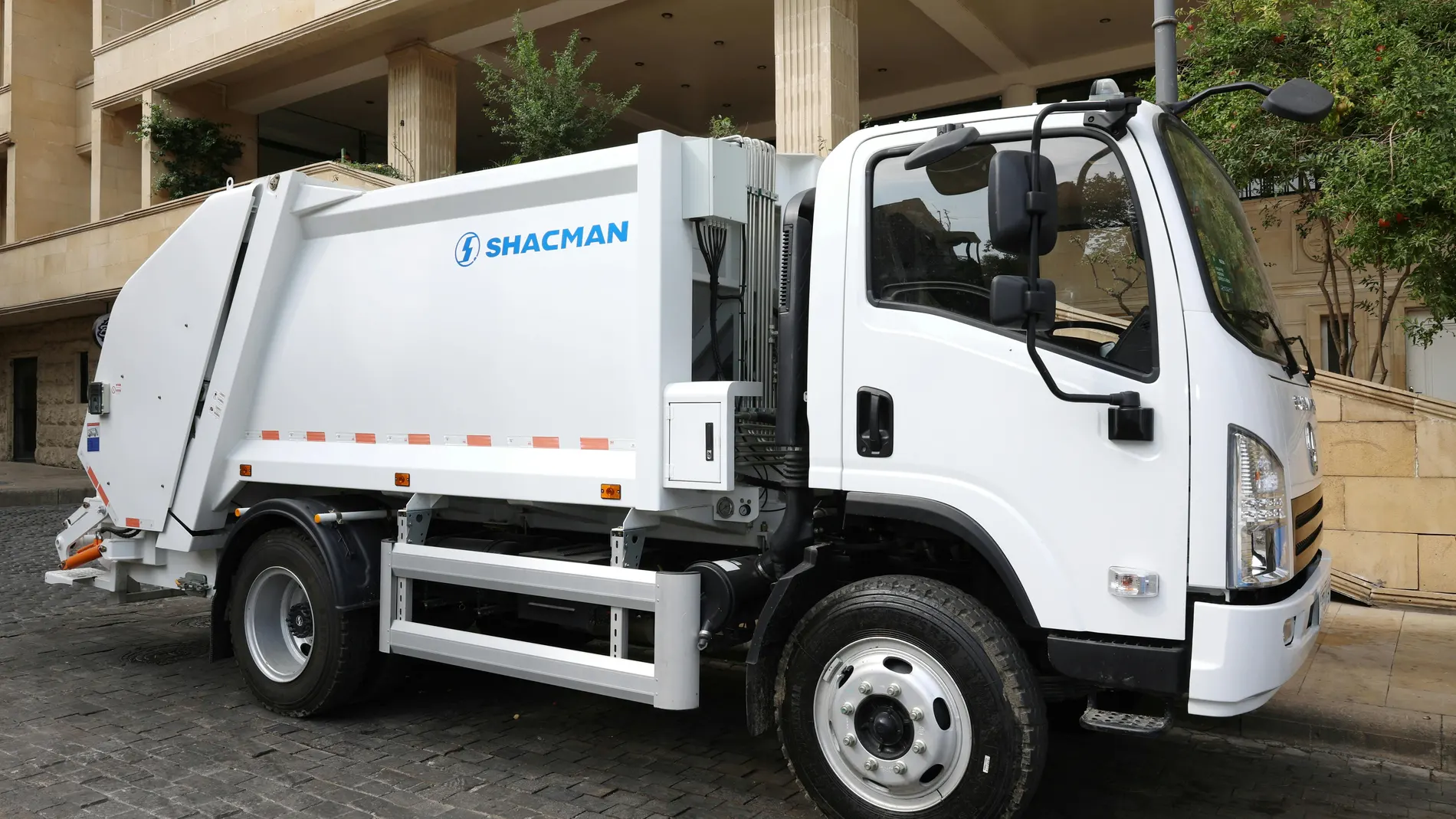 Imagen de un camión de basura Imagen de un camión de basura