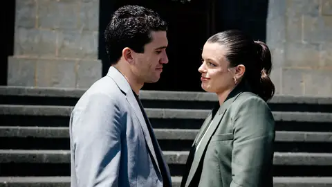 Jaime Lorente y Adriana Torrebejano en Coartadas Jaime Lorente y Adriana Torrebejano en Coartadas