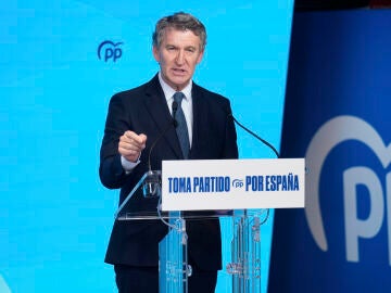 Imagen del presidente del Partido Popular, Alberto Núñez Feijóo