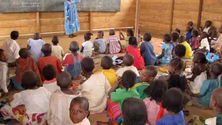 Imagen de archivo de una escuela en Nigeria Imagen de archivo de una escuela en Nigeria
