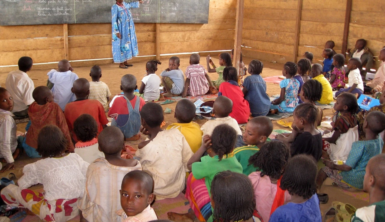 Imagen de archivo de una escuela en Nigeria