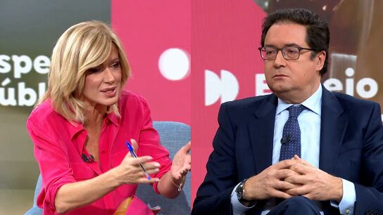 El ministro &Oacute;scar L&oacute;pez en Espejo P&uacute;blico.