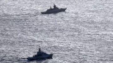 Interceptados dos barcos de guerra rusos en el Canal de la Mancha