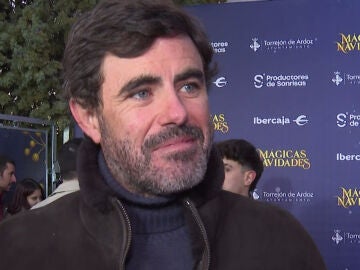 Antonio Matos atendiendo a la prensa
