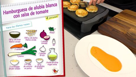 Ingredientes Hamburguesa de alubia blanca