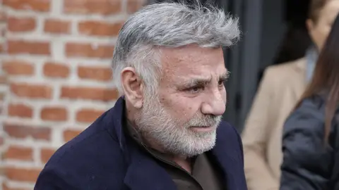 Joaquín Torres, en el entierro de su padre Joaquín Torres, en el entierro de su padre