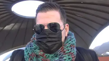 Lucas, a su llegada a Madrid Lucas, a su llegada a Madrid