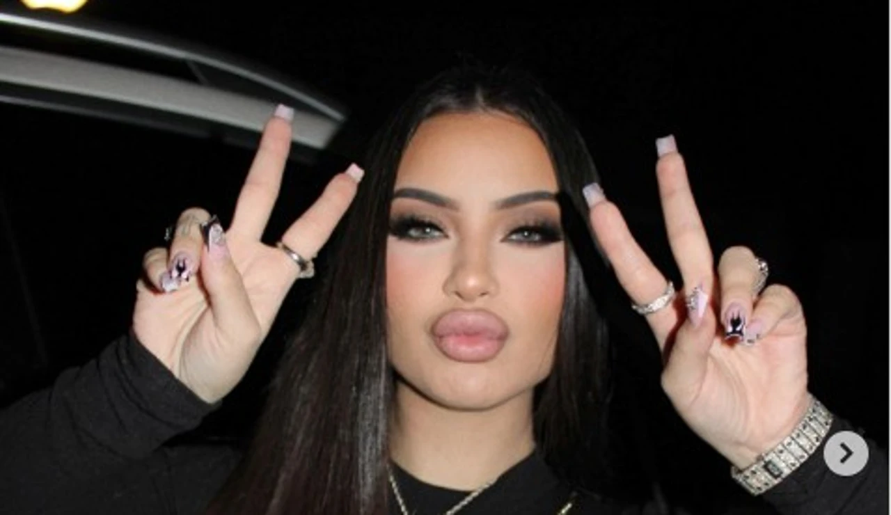 La influencer y cantante De la Rosa