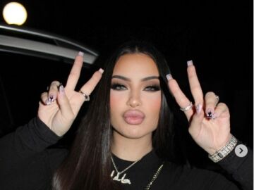 La influencer y cantante De la Rosa