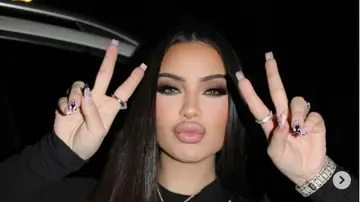 La influencer y cantante De la Rosa La influencer y cantante De la Rosa