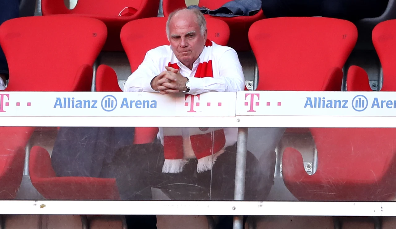 Fotografía de archivo del presidente de honor del Bayern Múnich, Uli Hoeness