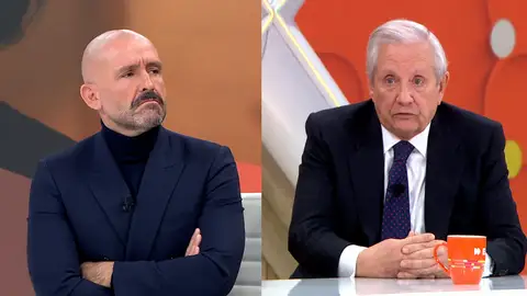 Javier Gómez de Liaño en Espejo Público. Javier Gómez de Liaño en Espejo Público.