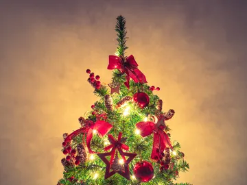 Árbol de Navidad con lazos Árbol de Navidad con lazos