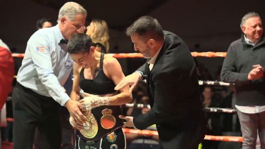 Isabel Rivero, campeona mundial del peso &aacute;tomo