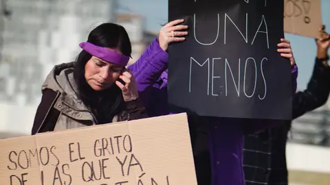 Protesta por la violencia de género Protesta por la violencia de género