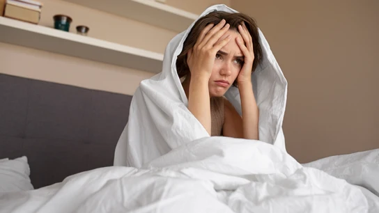 Una mujer con insomnio Una mujer con insomnio