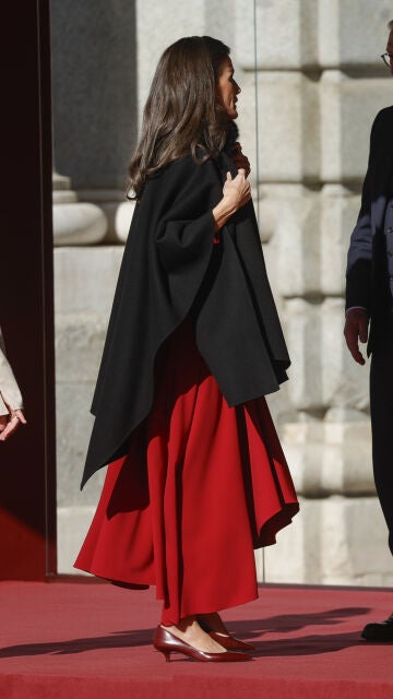 El look invernal de la reina Letizia