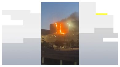 Extinguido el incendio que ha obligado a evacuar el hospital Santa Lucía de Cartagena