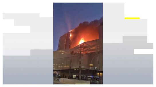 Incendio hospital Santa Luc&iacute;a
