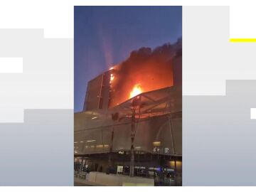 Incendio hospital Santa Lucía