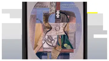 Imagen de 'Nature morte avec guitare', hasta ahora atribuido a Hayden, el cuadro retirado del Reina Sofía Imagen de 'Nature morte avec guitare', hasta ahora atribuido a Hayden, el cuadro retirado del Reina Sofía