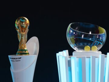 La Copa del Mundo en el cuartel general de la FIFA en Zúrich (Suiza)