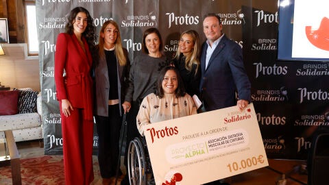 Lidia Torrent en el X Brindis Solidario de Bodegas Protos