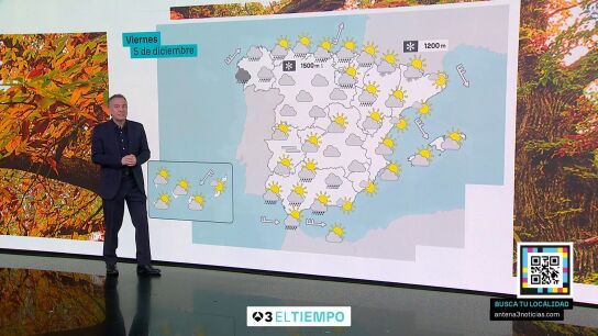 Roberto Brasero: &ldquo;El tiempo del puente de Diciembre ser&aacute; de un oto&ntilde;o suave, no tan invernal&rdquo;
