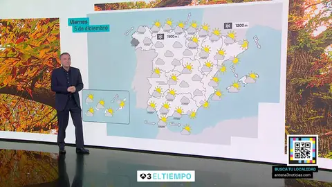 Roberto Brasero: “El tiempo del puente de Diciembre será de un otoño suave, no tan invernal” Roberto Brasero: “El tiempo del puente de Diciembre será de un otoño suave, no tan invernal”