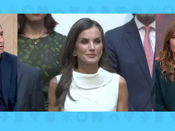 Ángel Antonio Herrera, reina Letizia y JC Ángel Antonio Herrera, reina Letizia y JC