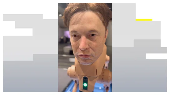 Perro robot con la cara de Elon Musk expuesto en el Art Basel de Miami Antena 3 Noticias