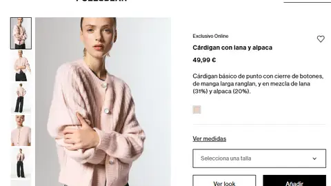 Cárdigan con lana y alpaca Cárdigan con lana y alpaca